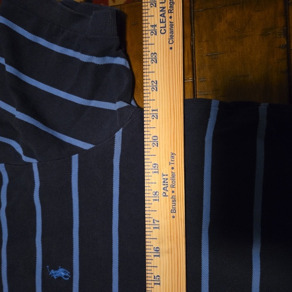 POLO RALPH LAUREN Men’s BLUE POLO SHIRT SIZE L, Nice Looking! Classic and Classy - Picture 6 of 9